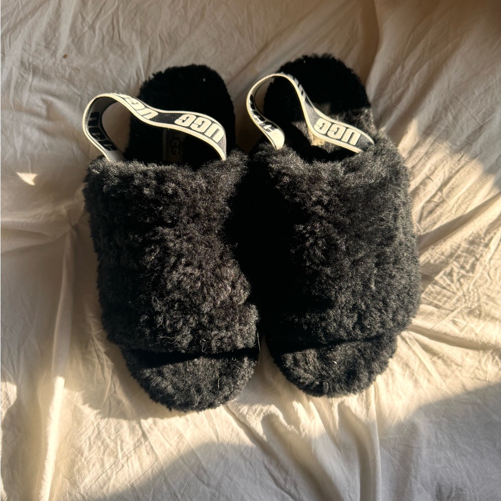 Black Authentic Ugg Slippers - image 1